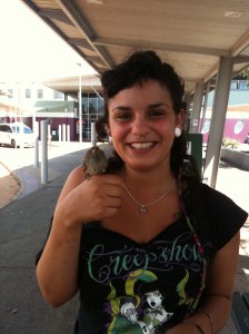 A bird in her hand