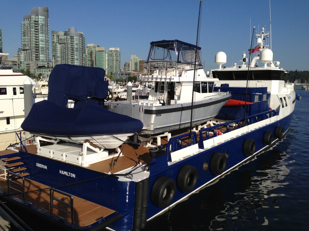 Four boats on a boat and a partridge on a jet ski!