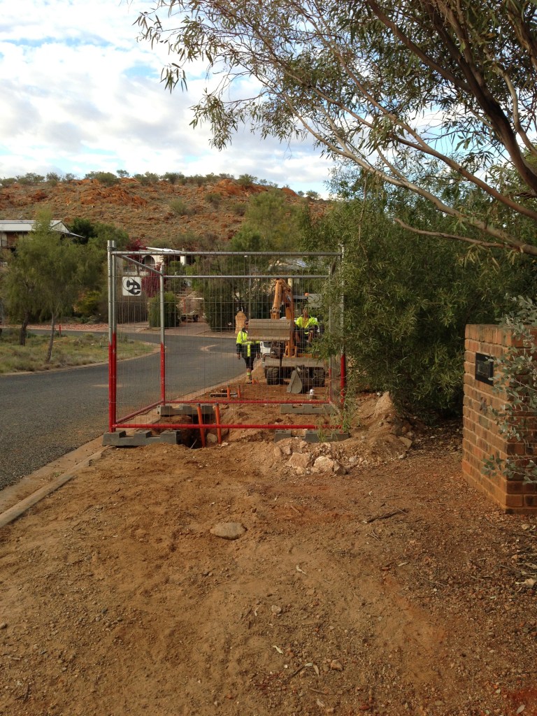 Digger and jack hammer