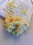 Grated ginger