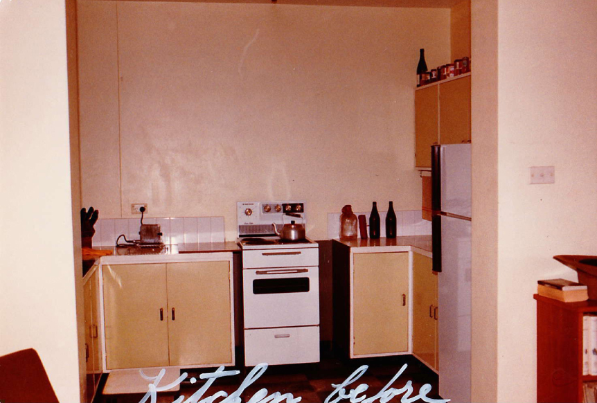'Before' kitchen, 1983