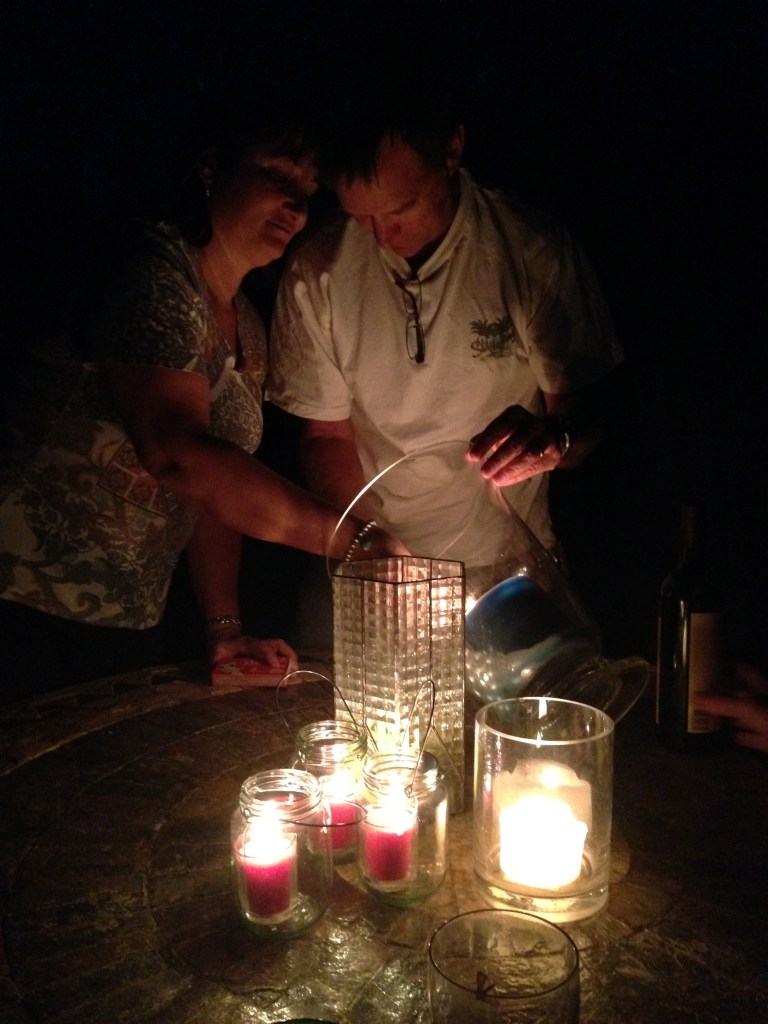 Our friends in candlelight