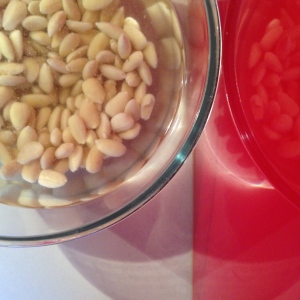soaking blanched almonds