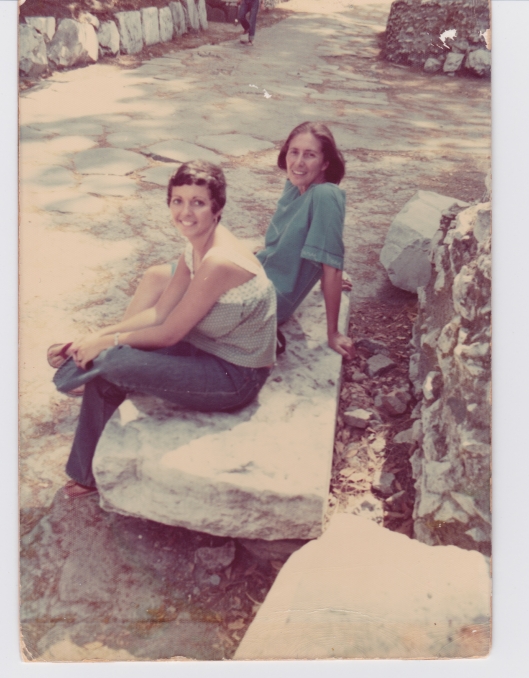 21 year old me with my Aunt, Rome, 1974