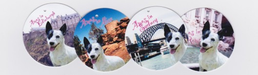 Amos tags, from Edinburough to Alice, Sydney and Rome!