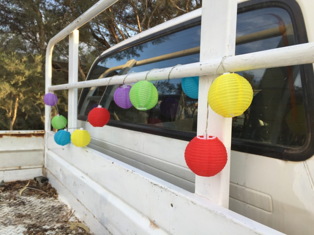 Chrissy decos, Outback style.